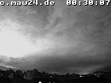 Der Himmel über Mannheim um 0:30 Uhr