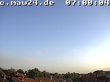 Der Himmel über Mannheim um 7:00 Uhr
