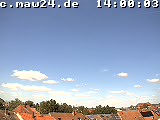 Der Himmel über Mannheim um 14:00 Uhr