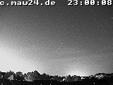 Der Himmel über Mannheim um 23:00 Uhr