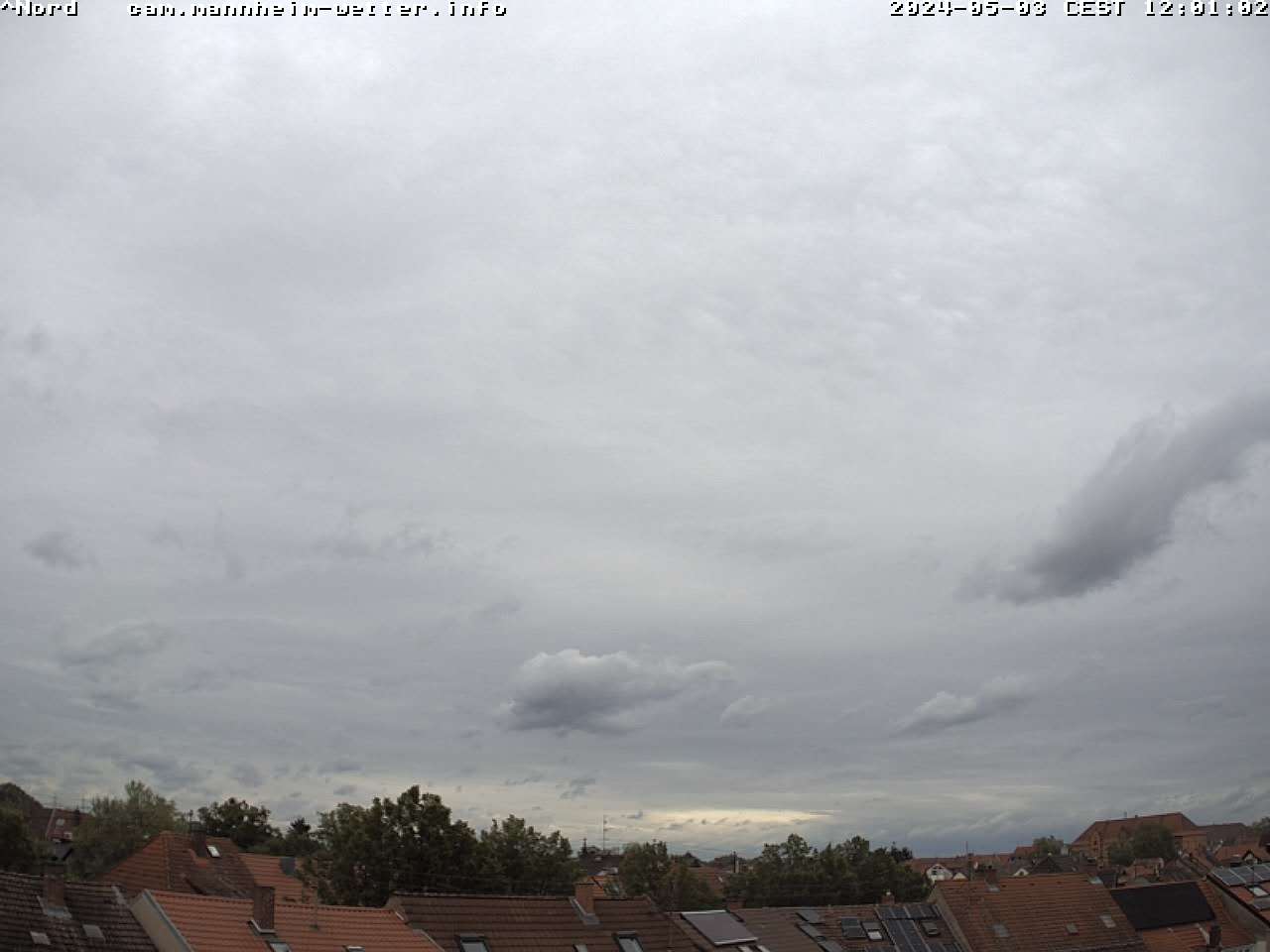 Mannheim-Seckenheim Weather Cam, Facing North